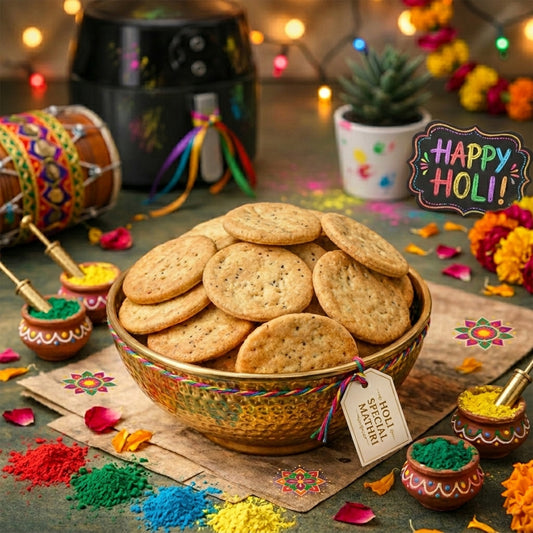 Air Fried Aata Mathri